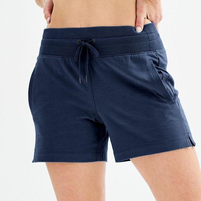 Womens Tek Gear 5-in. Essential Drawstring Shorts Dark Blue Product Image