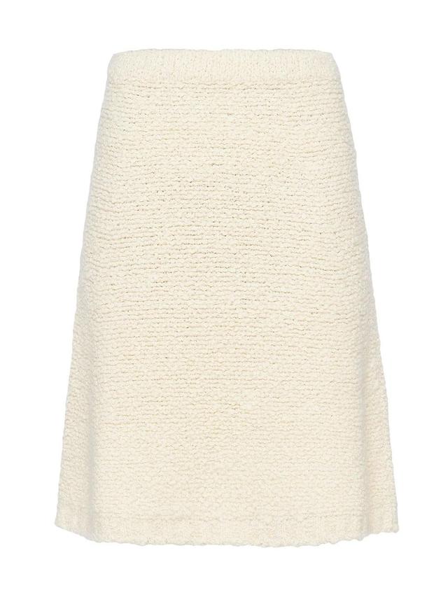 Womens Boucl Mohair Knit Skirt Product Image