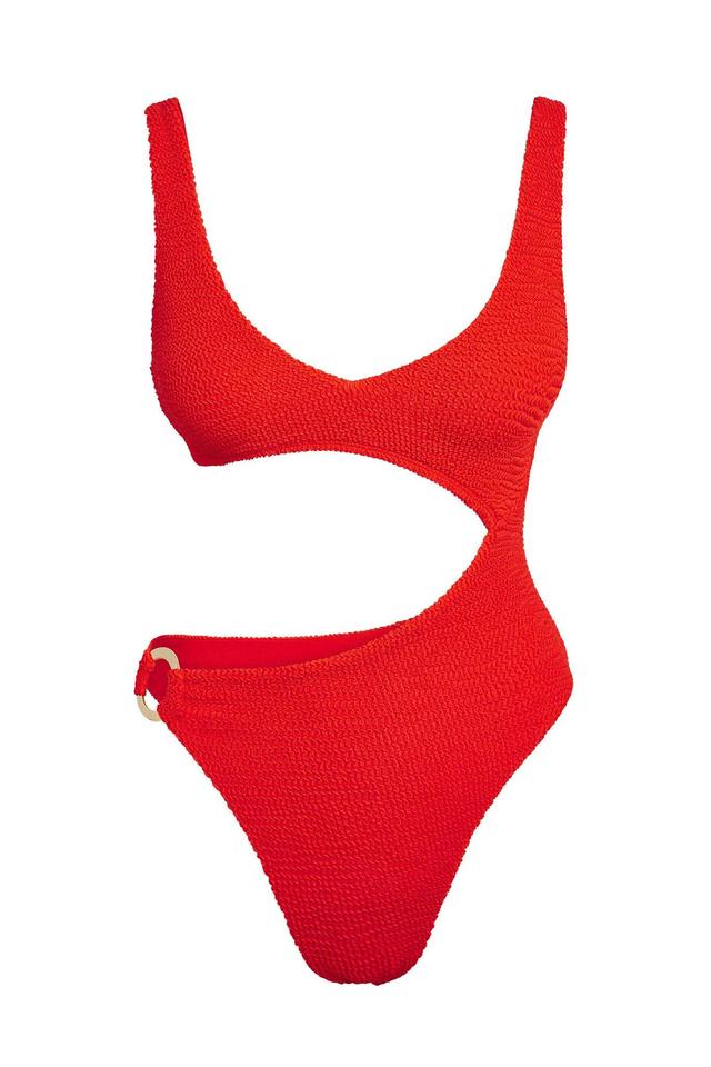 St. Barth's One Piece - Chili Pepper Crinkle Product Image