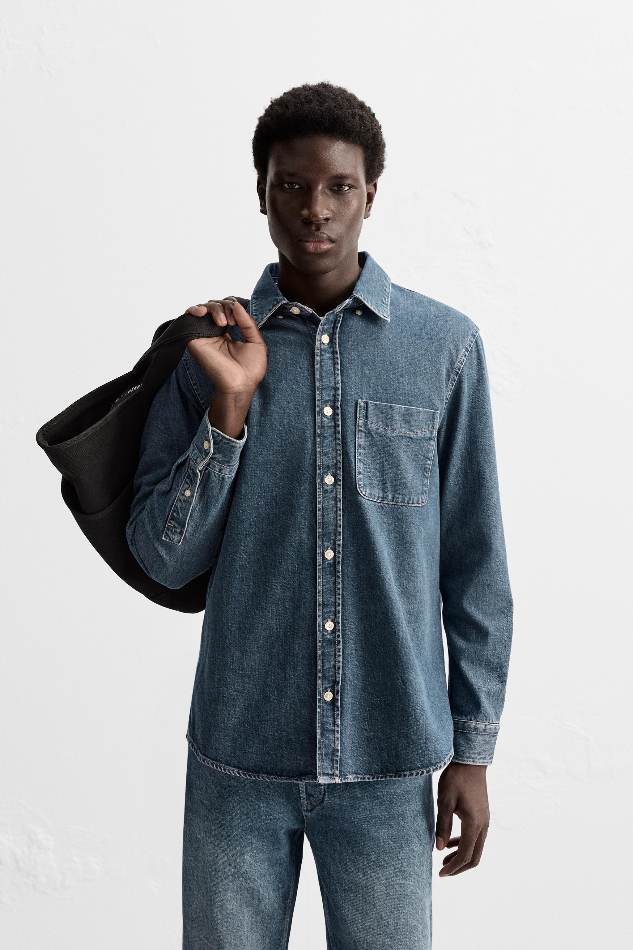 WASHED DENIM SHIRT Product Image