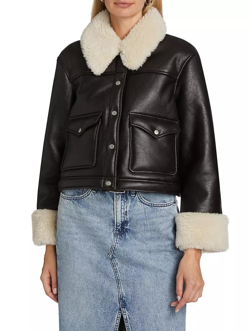 Imani Faux-Leather Jacket Product Image