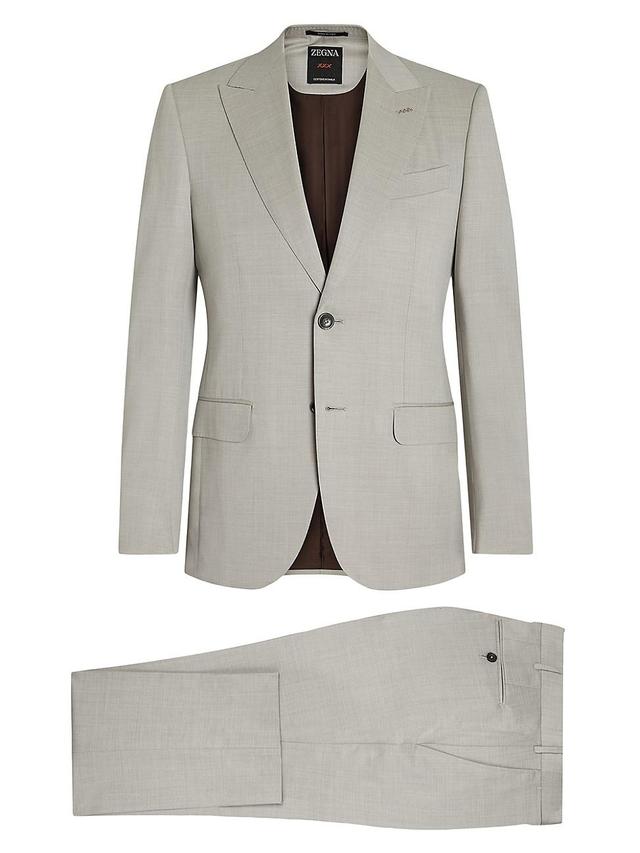 Mens Centoventimila Wool Suit Product Image