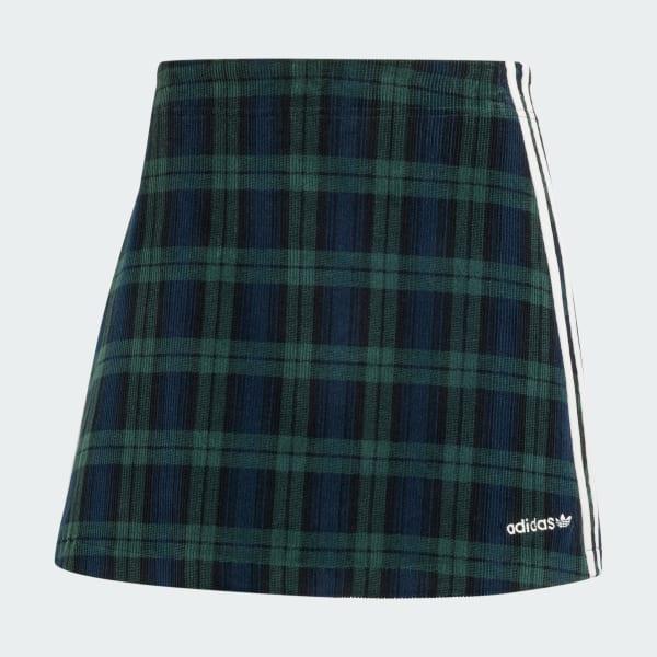 Corduroy Tartan Skirt Product Image