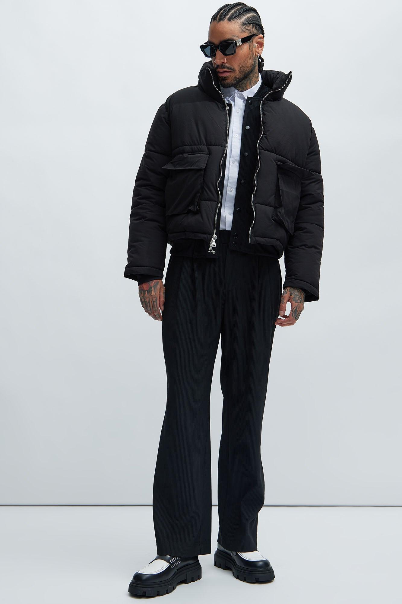 Woodruff Cropped Puffer - Black Product Image