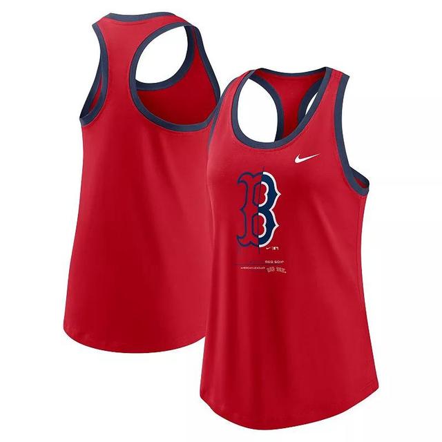 Womens Nike Boston Sox Tech Tank Top Product Image