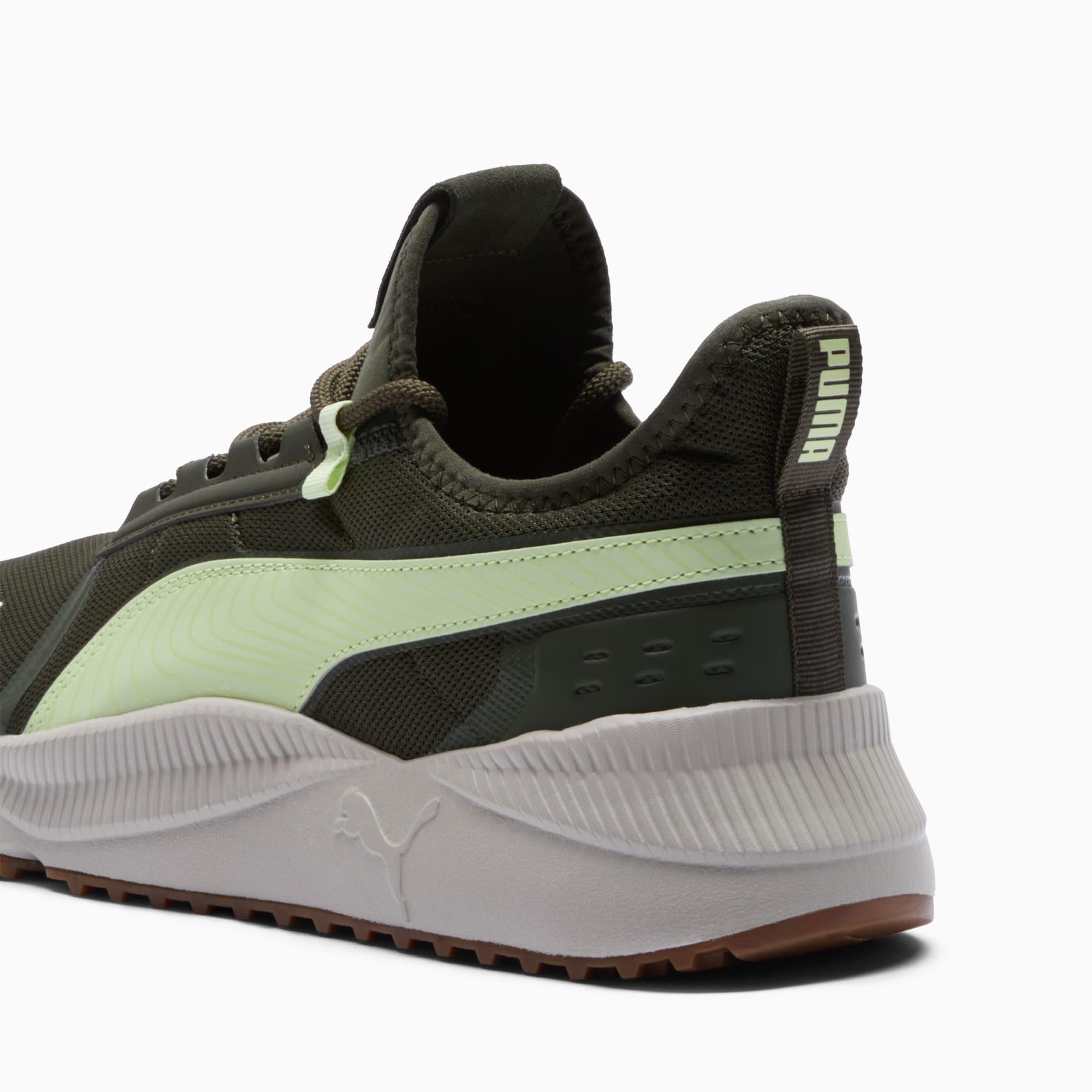 PUMA Pacer Future Street Plus Men's Sneakers in Dark Olive/Pistachio Product Image