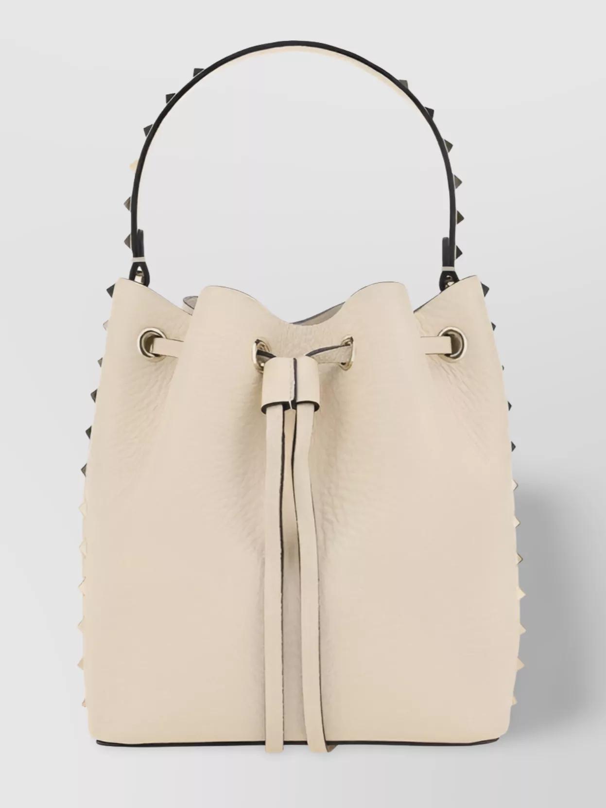 VALENTINO GARAVANI Studded Drawstring Shoulder Bag Product Image