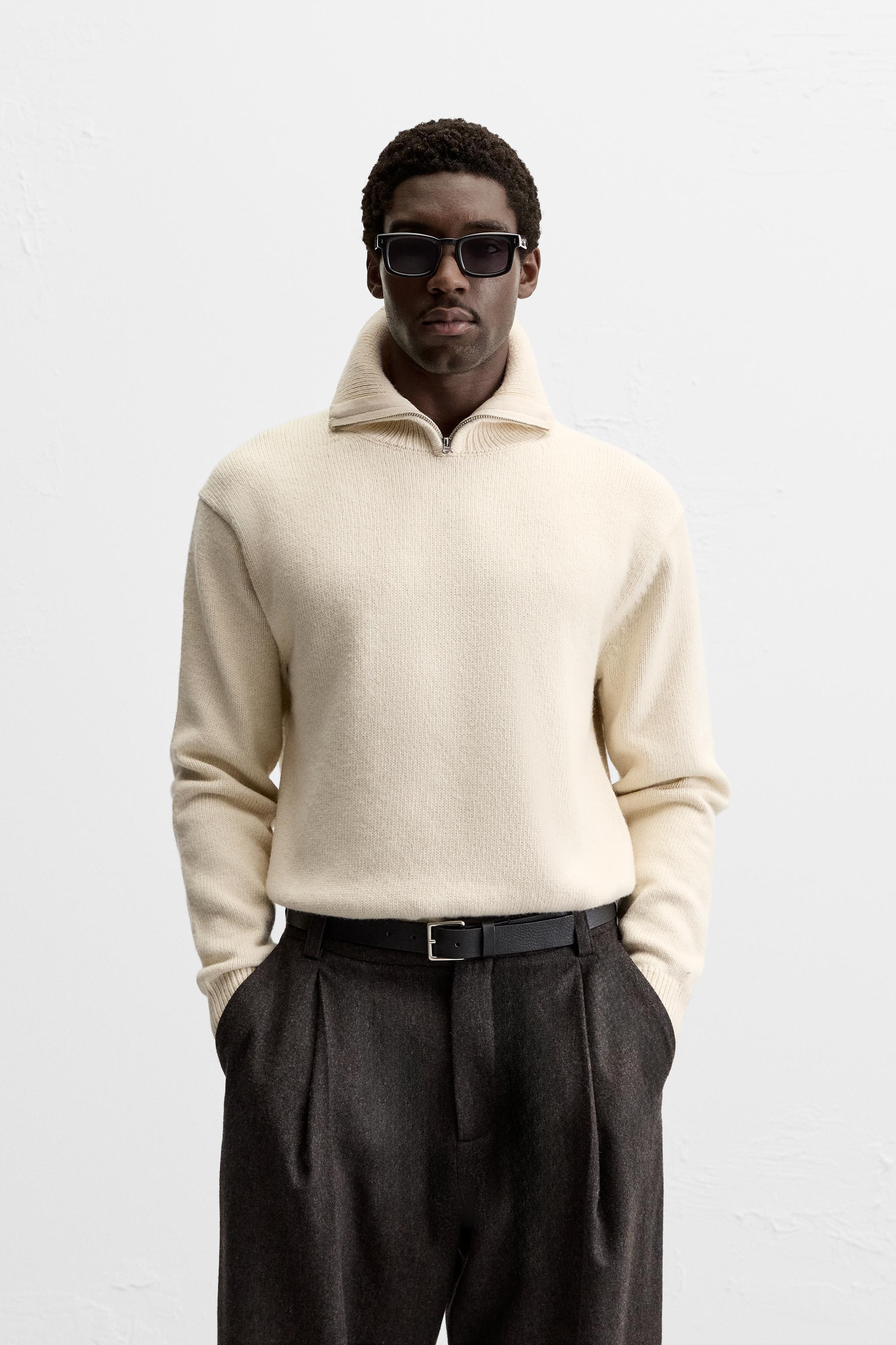 QUARTER ZIP SWEATER Product Image