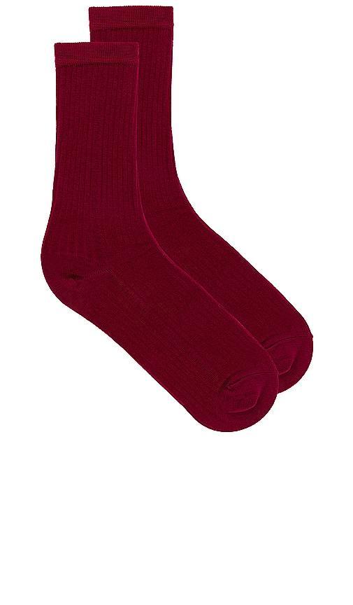 Eco-conscious Cashmere Crew Socks Product Image