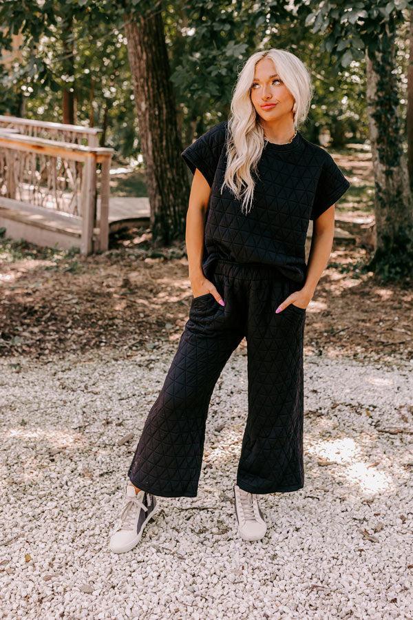 Creekside Cabin High Waist Pants In Black Product Image