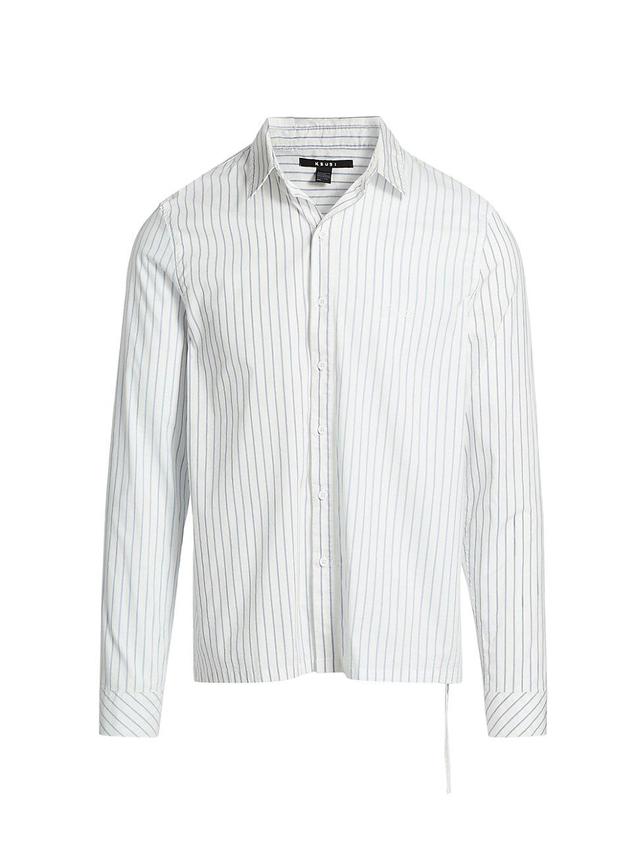 Mens Mad Mad World Skript Pinstripe Shirt Product Image