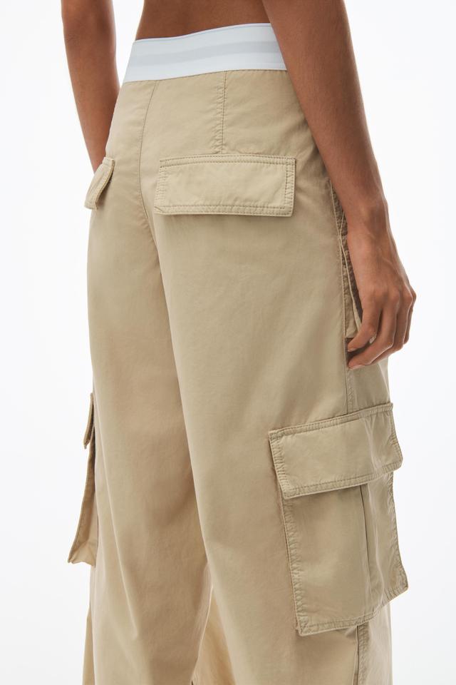 Mid-rise Cargo Rave Pants In Cotton Twill Product Image