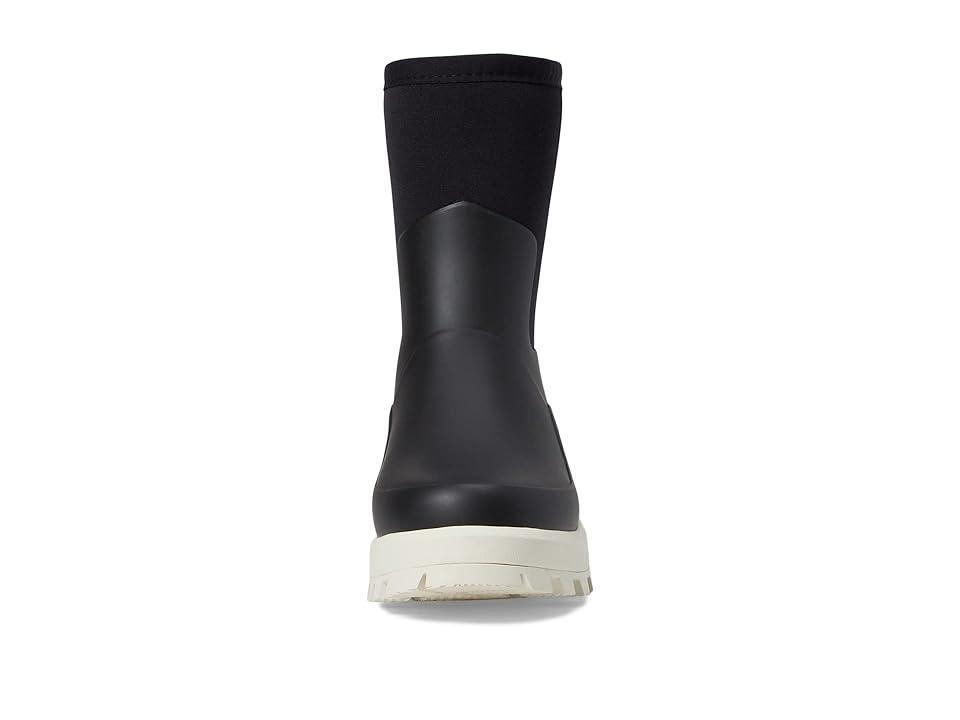 Hunter City Explorer Short Boot (Black/Shaded White) Women's Rain Boots Product Image