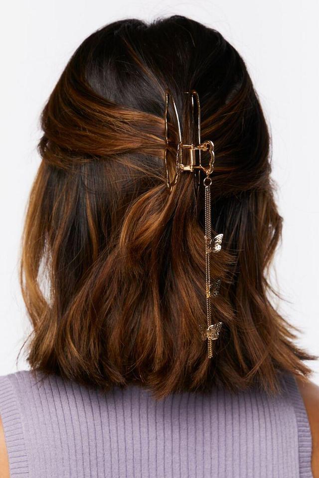 Dangling Butterfly Claw Hair Clip | Forever 21 Product Image