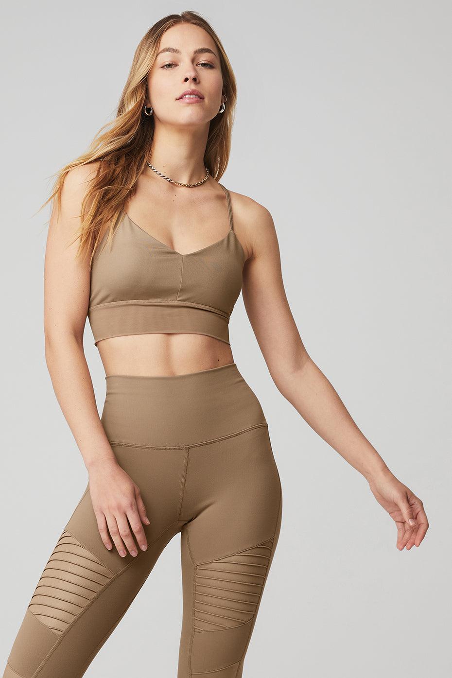 Lavish Bra Beige | Alo Yoga Product Image