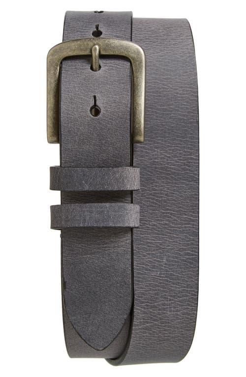 Torino Leather Co. 40 mm Distressed Waxed Harness Leather (Charcoal) Men's Belts Product Image