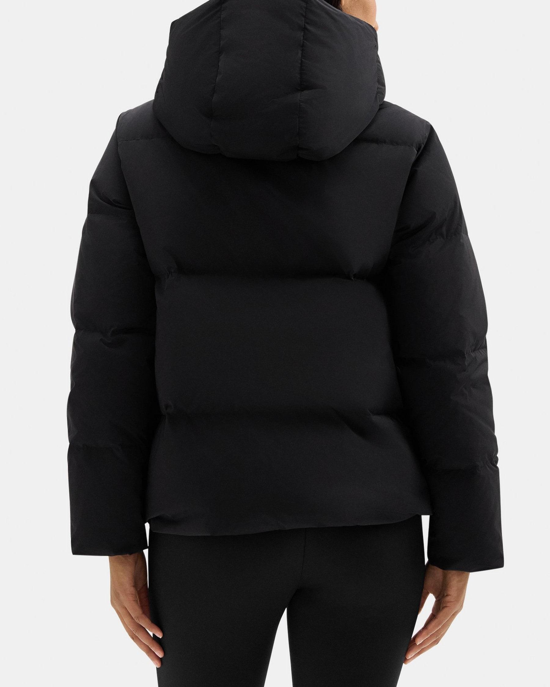 Hooded Puffer Jacket in City Poly Product Image