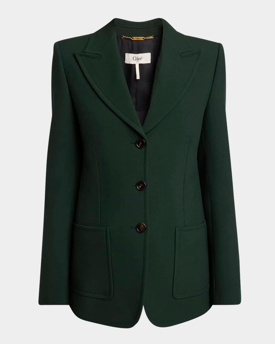 Single-Breasted Wool Jacket Product Image