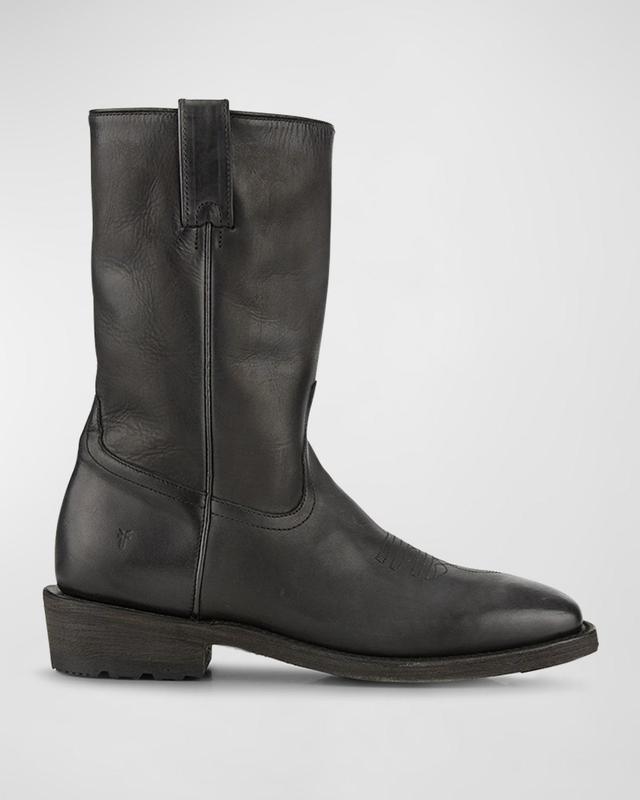 Men's Leather Western Boots Product Image