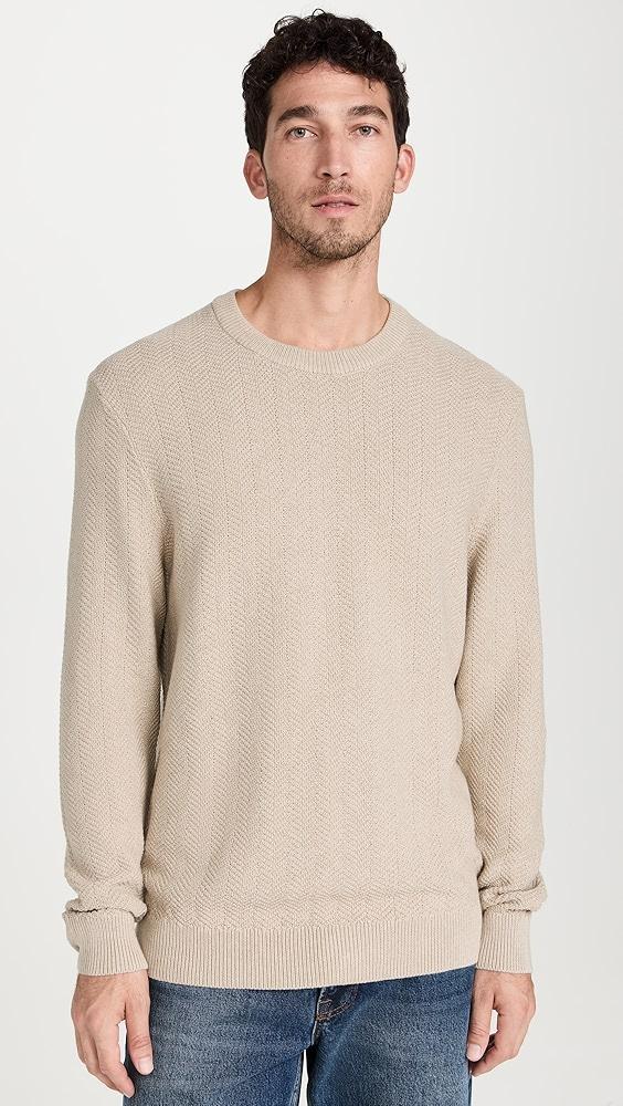 NN07 Pete Herringbone Crewneck Sweater | Shopbop Product Image