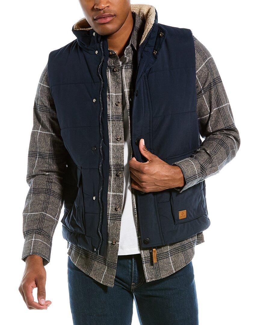 Point Zero Puffer Vest - blue - Size: Small Product Image