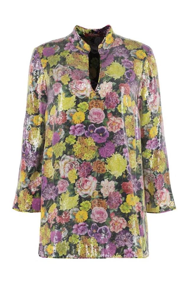 Floral Blouse In Multicolor Product Image