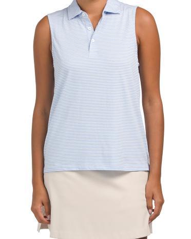 Pima Cotton Sleeveless Polo For Women Product Image