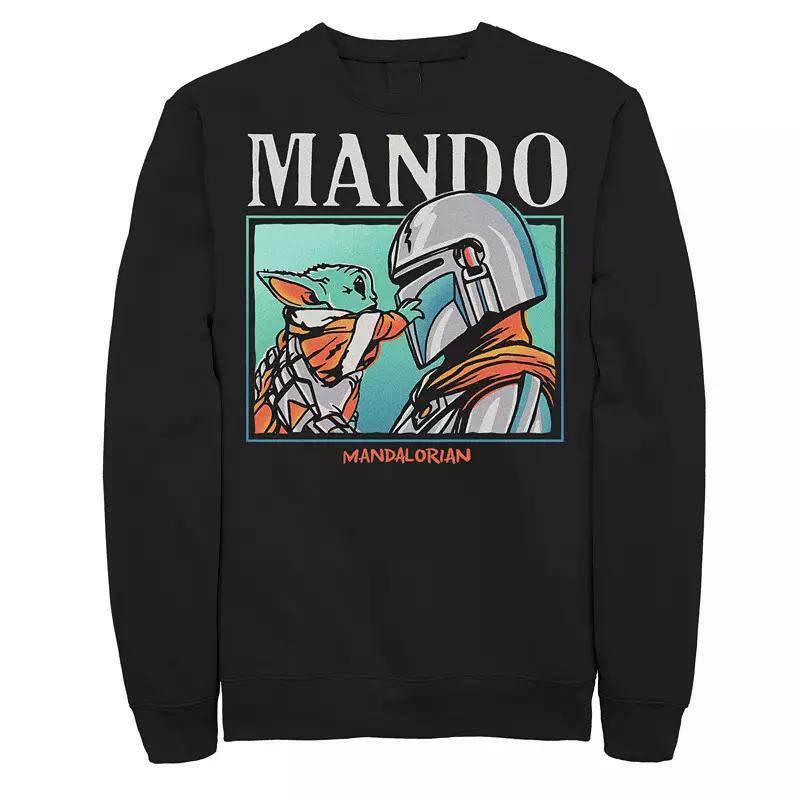 Mens Star Wars The Mandalorian Found You Graphic Fleece Sweatshirt Product Image