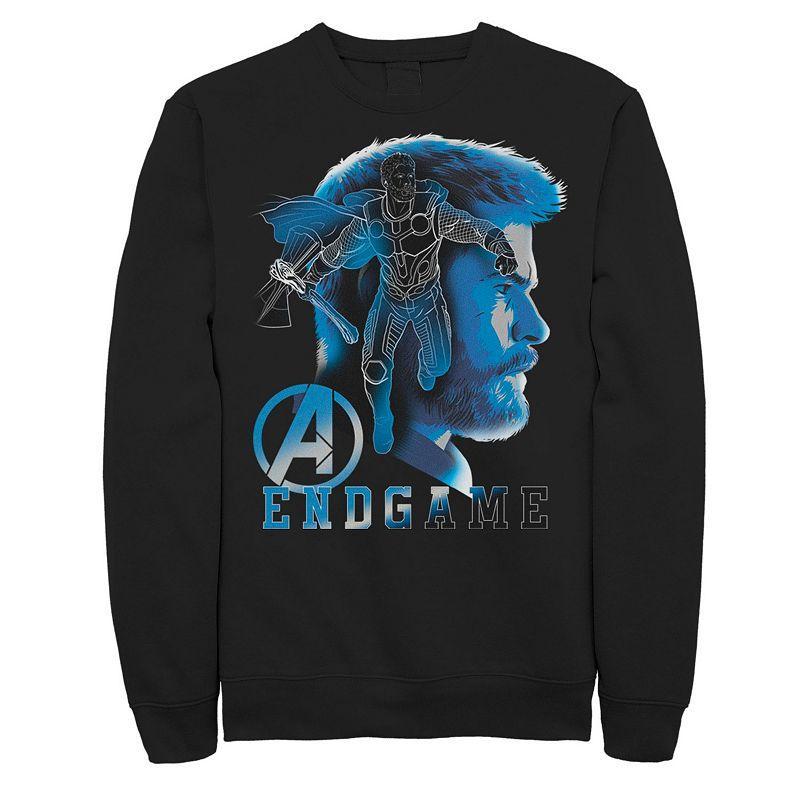 Mens Marvel Avengers Endgame Thor Silhouette Poster Tee Product Image