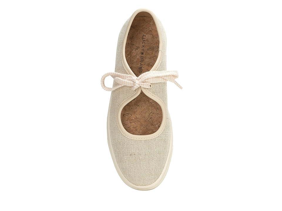 Lucky Brand Womens Lisia Cutout Tie Fabric Sneakers Product Image