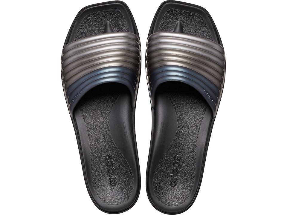 Crocs Miami Slide Sandals (Metallic ) Women's Sandals Product Image