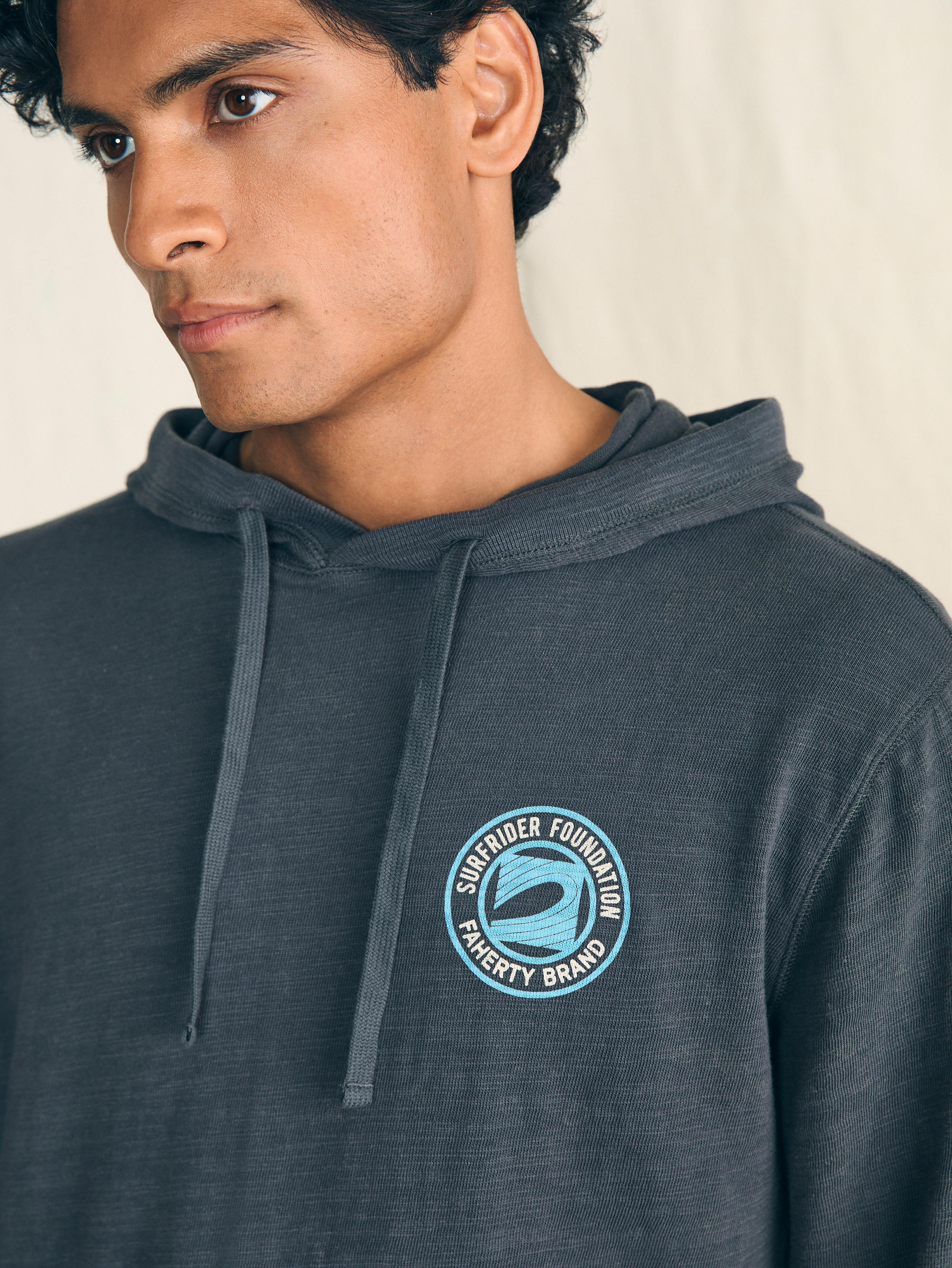 Surfrider Sunwashed Slub Hoodie - Graphite Male product image