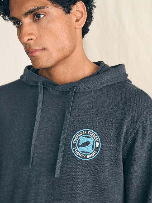 Surfrider Sunwashed Slub Hoodie - Graphite Male Product Image