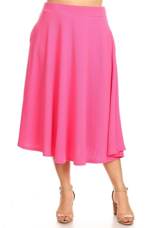 Tasmin Flare Midi Skirts - Plus Product Image