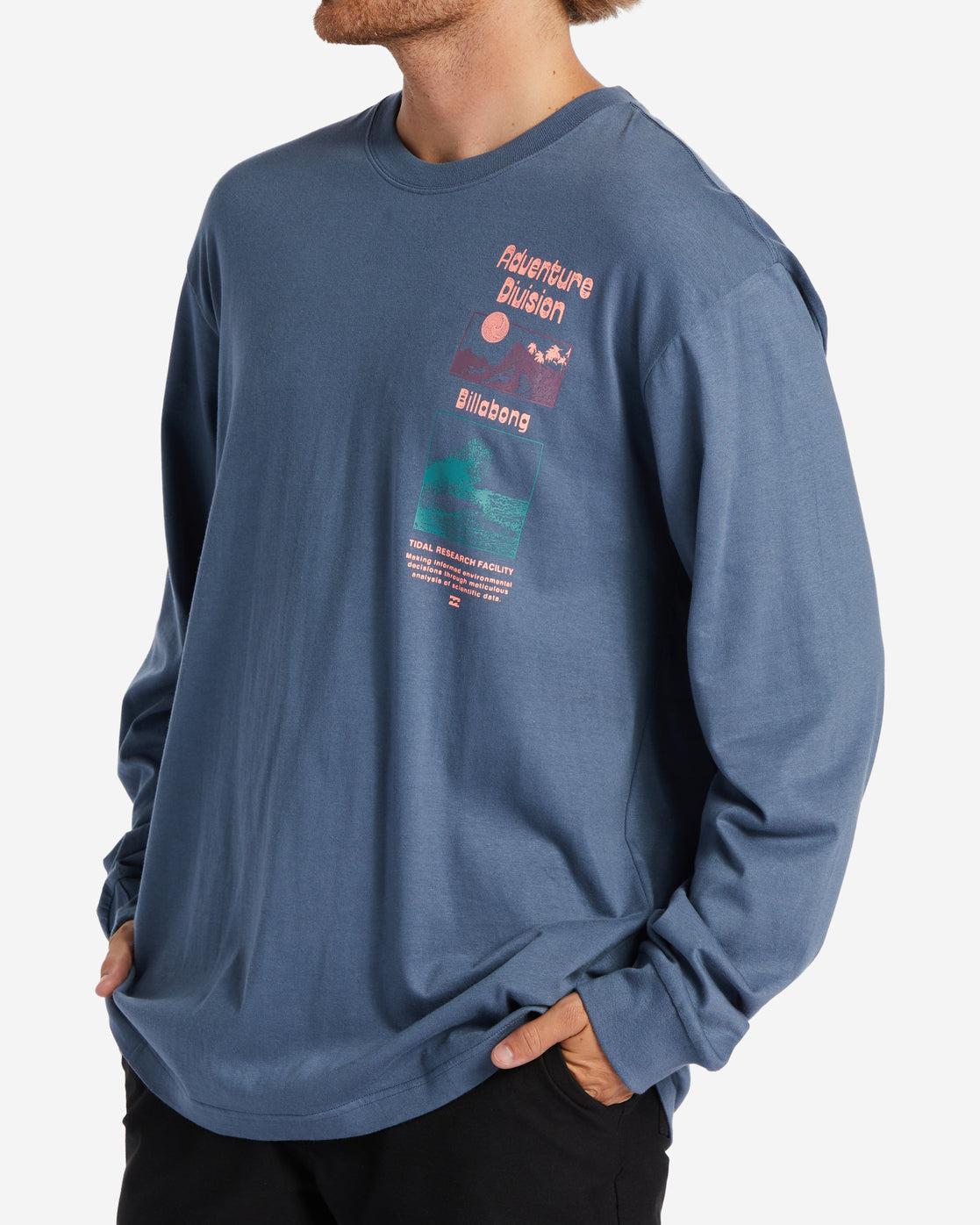 Tidal Research Long Sleeve T-Shirt - North Sea Male Product Image