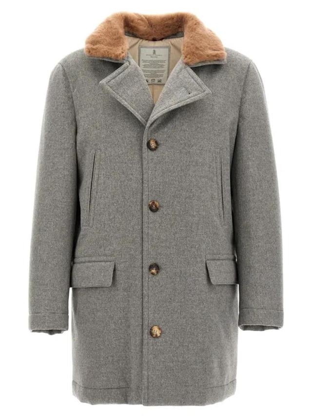 Cashmere Jacket In Gray Product Image