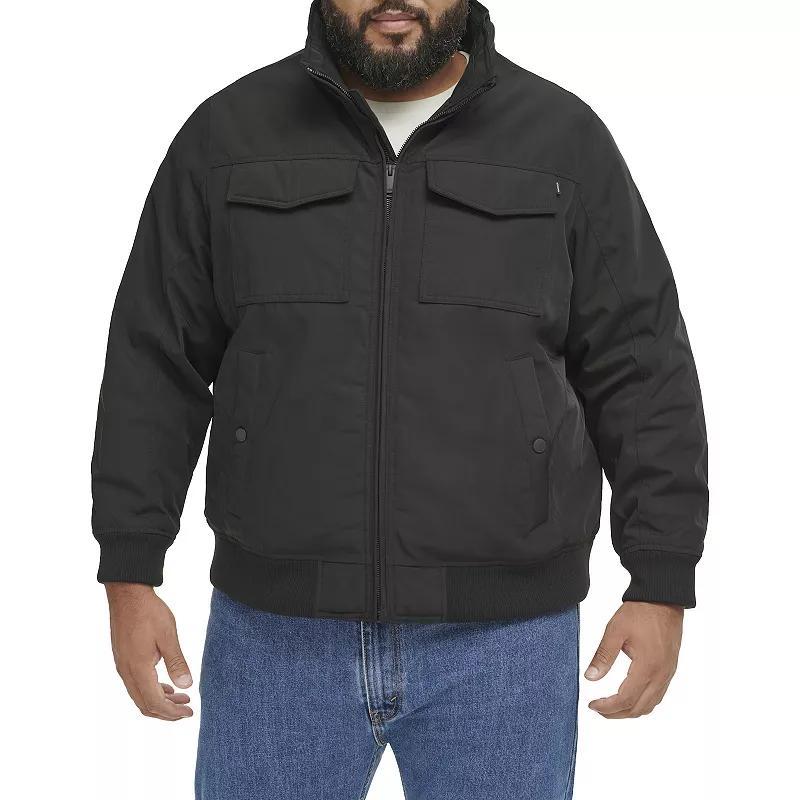 Big & Tall Dockers Polytwill 2 Pocket Bomber Jacket, Mens Product Image