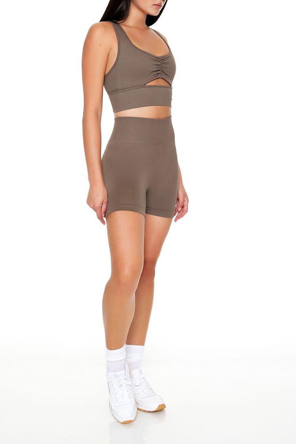 Active Uplift Scrunch Seamless Biker Shorts | Forever 21 Product Image