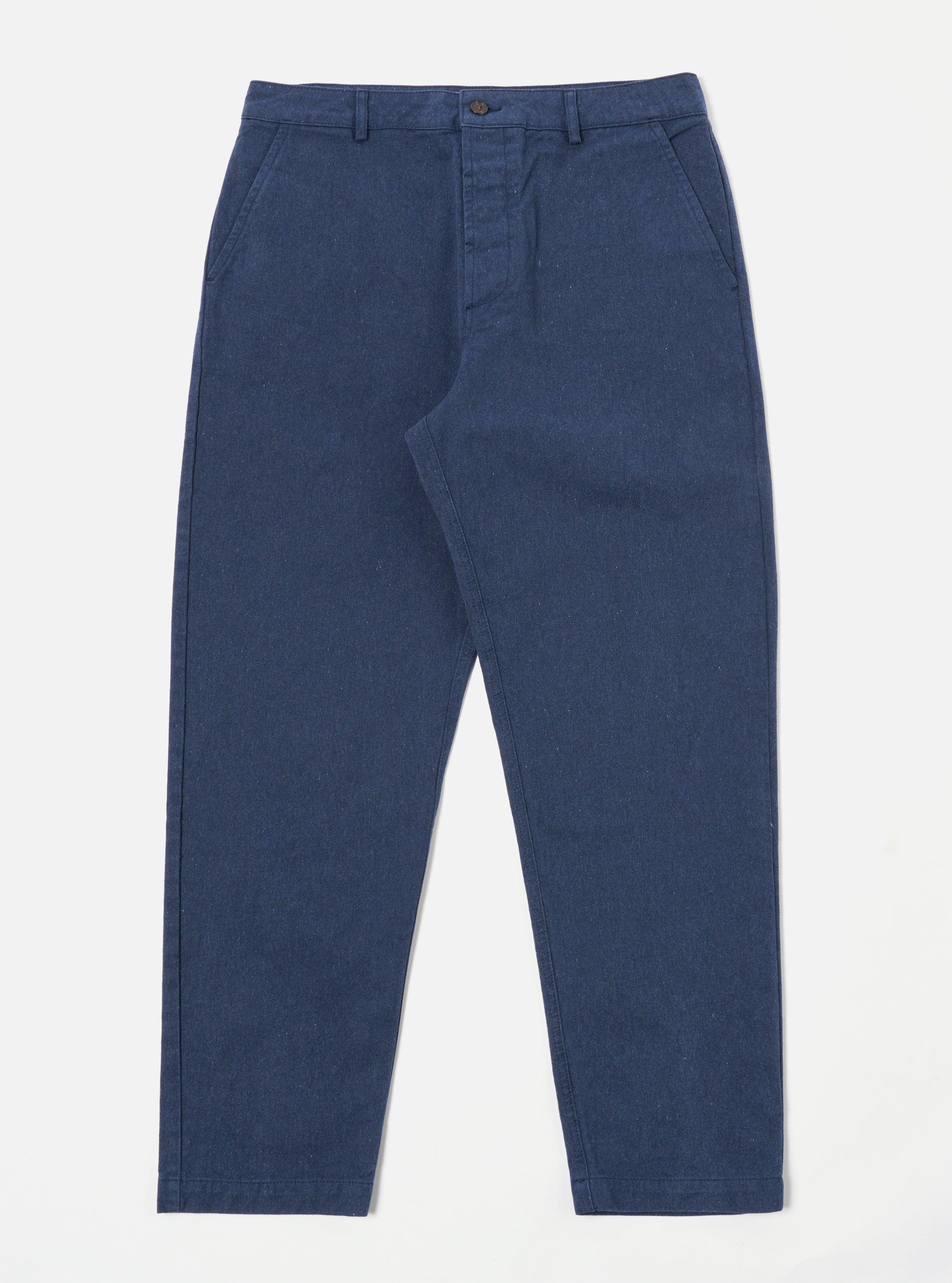 Universal Works Military Chino in Indigo Recycled Denim Product Image