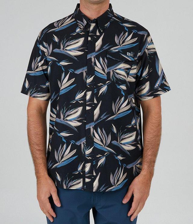 Salty Crew Short Sleeve Floral Flyer Tech Woven Shirt Product Image