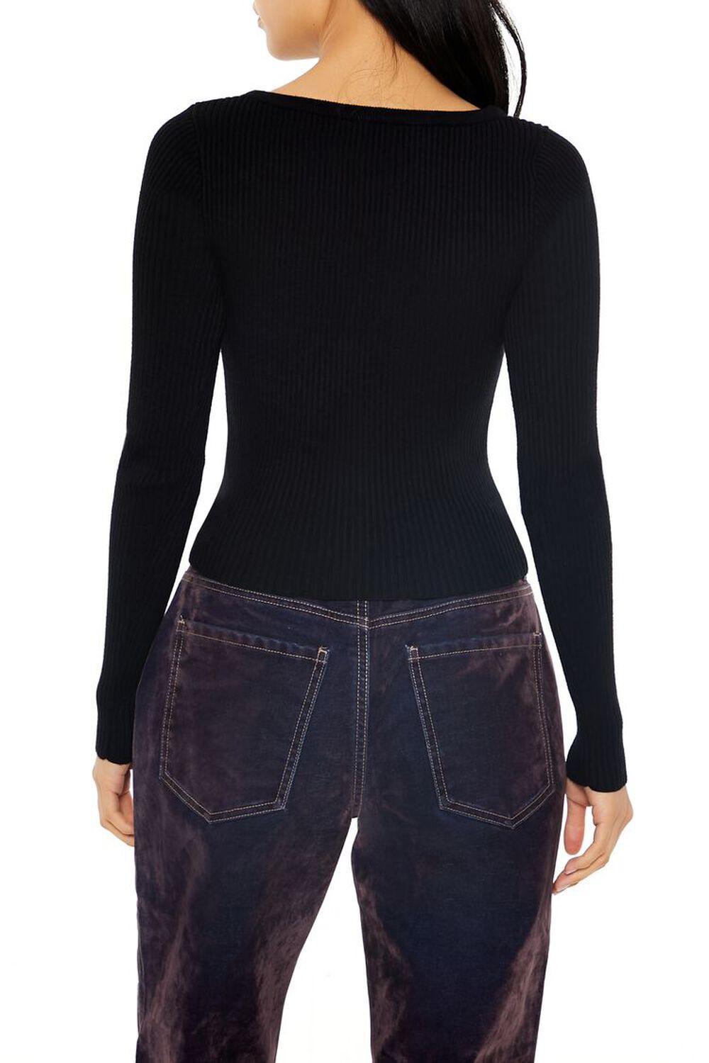 Cutout Ribbed Sweater | Forever 21 Product Image