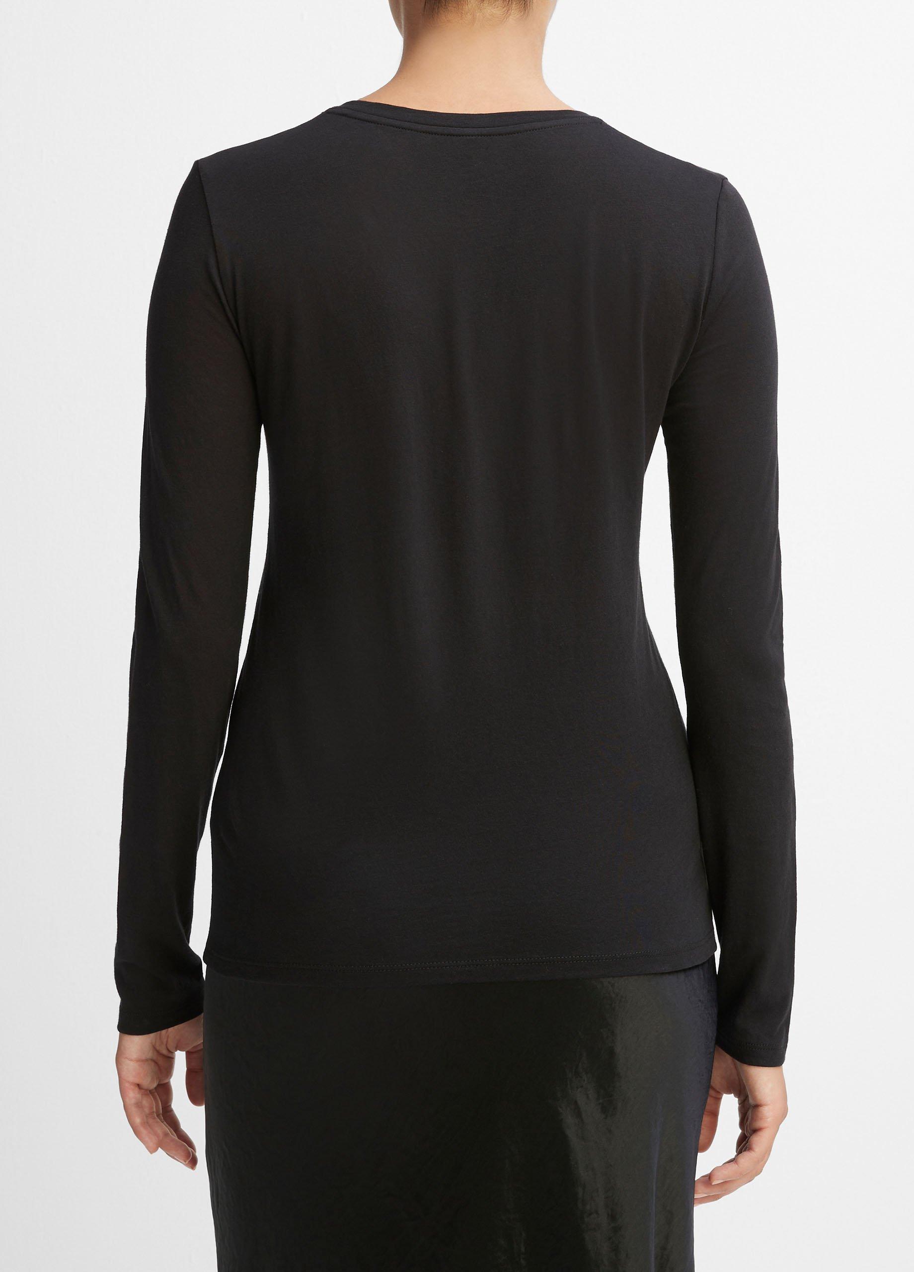 Essential Long Sleeve Crew Neck T-Shirt Product Image