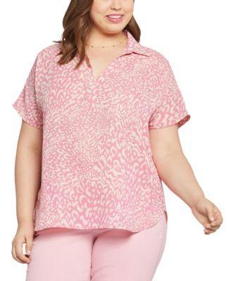 Plus Size Becky Short Sleeved Blouse Product Image