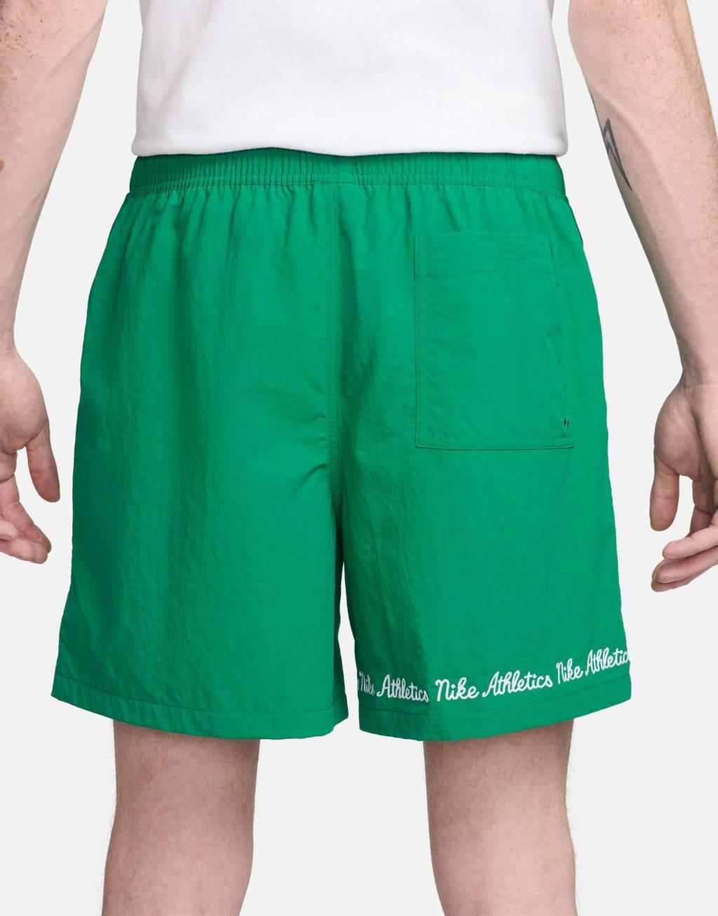 Nike Club varsity shorts in green Product Image