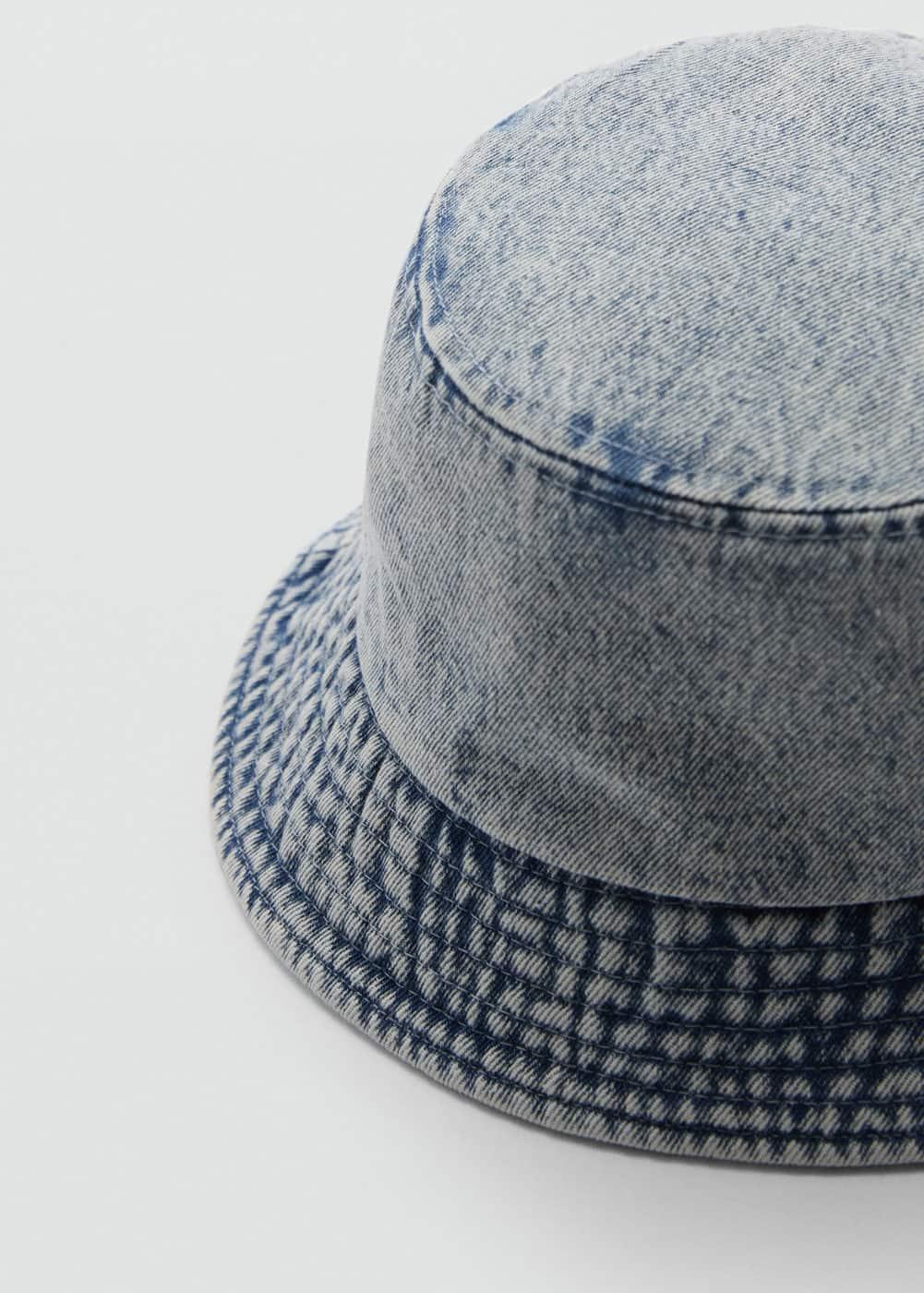 MANGO - Denim bucket hat - One size - Women Product Image