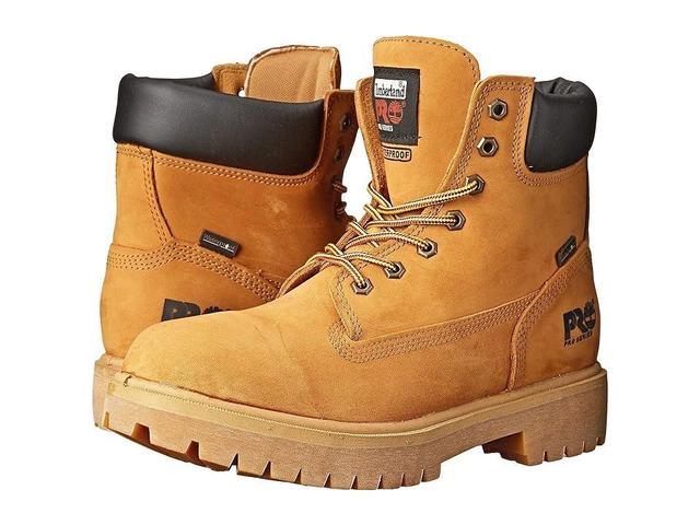 Timberland PRO Direct Attach 6 Soft Toe (Wheat Nubuck Leather) Men's Work Lace-up Boots Product Image