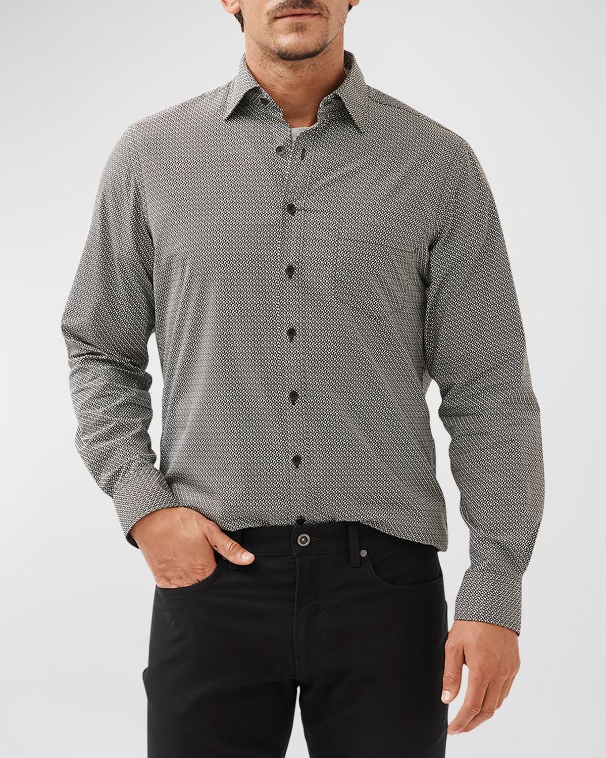 Rodd & Gunn Hatton Original Fit Geo Pattern Button-Up Shirt Product Image