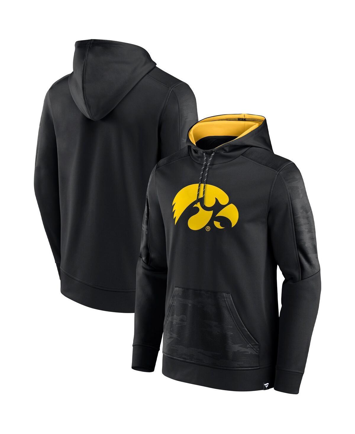 Mens Fanatics Black Iowa Hawkeyes On The Ball Pullover Hoodie Product Image