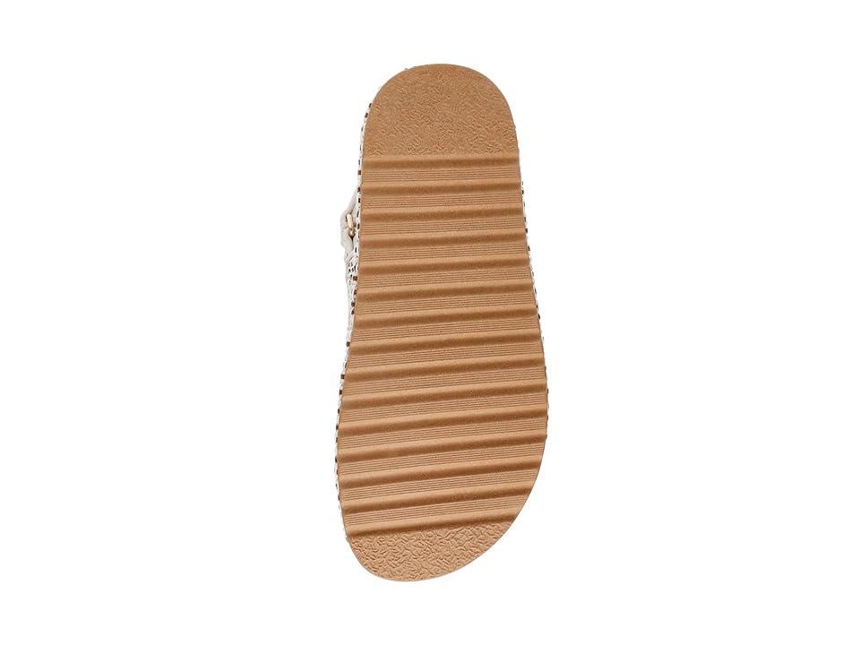Steve Madden Bigmona Raffia Buckle Detail Platform Sandals Product Image