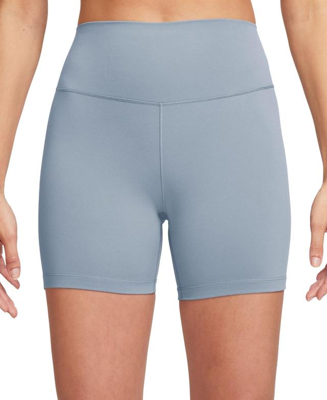 Nike Womens One High-Waisted Biker Shorts - Lt Armory Blue Product Image